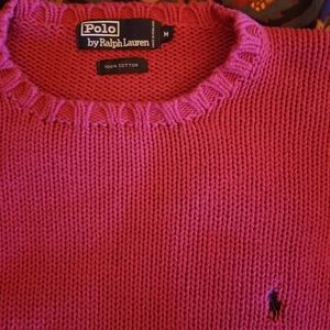 Ralph Lauren Mens Red Sweater